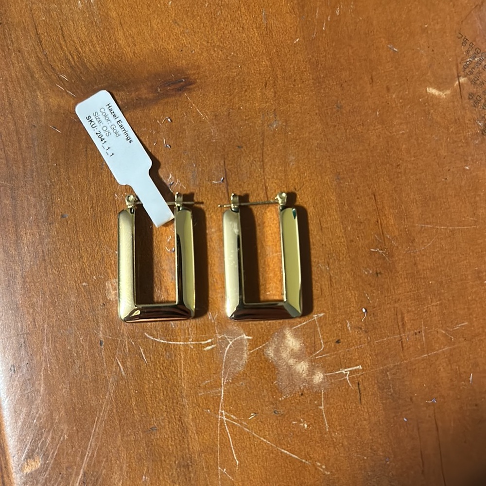 Hey Harper hazel earrings in gold